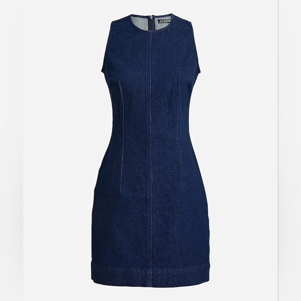 J.Crew Fitted Denim Mini Dress 4-6